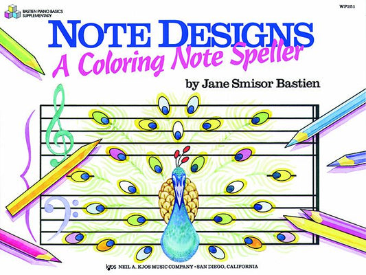 Note Designs: A Coloring Note Speller